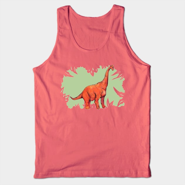 Diplodocus Tank Top by IndiasIllustrations